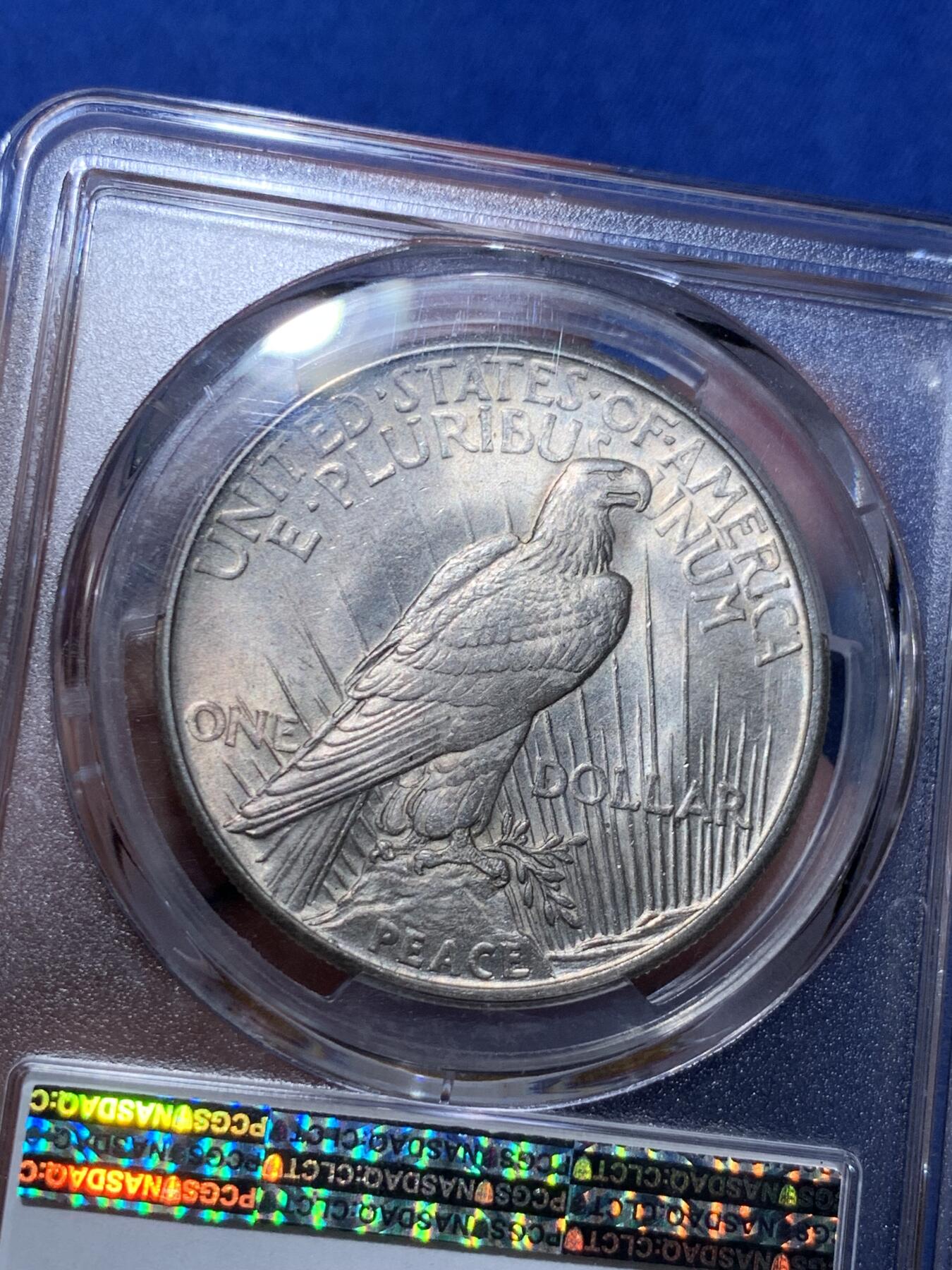 《竞宝斋》立夏专场特拍 （第2-1场）全场顺丰包邮 265场 PCGS MS62 美国和平银币 1921年首年高浮雕 美国经典名誉品 不容错过