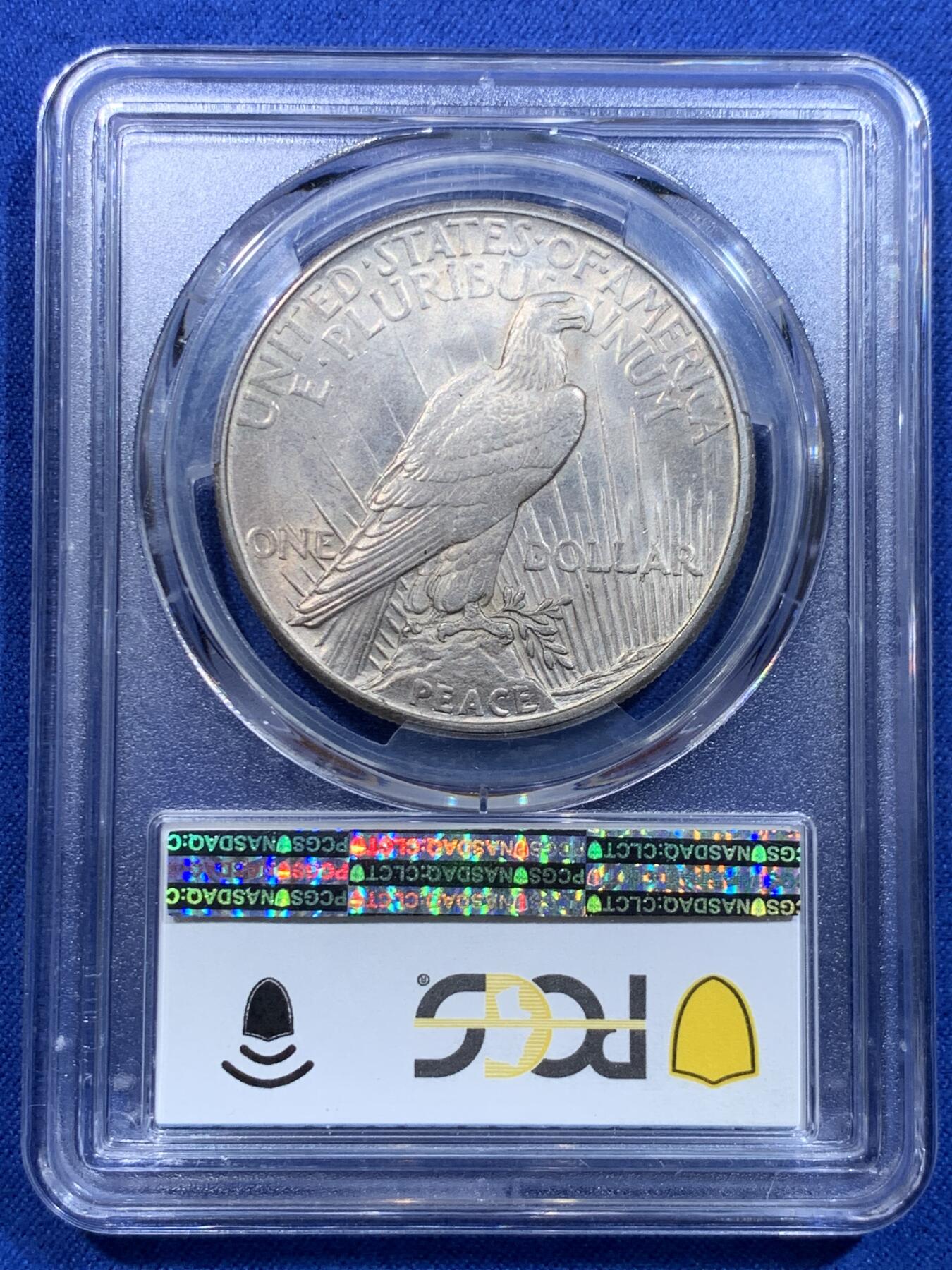 《竞宝斋》立夏专场特拍 （第2-1场）全场顺丰包邮 265场 PCGS MS62 美国和平银币 1921年首年高浮雕 美国经典名誉品 不容错过