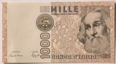 紫瑗钱币——第345期拍卖——纸币场 - 意大利 1982年 达·芬奇 1000里拉 UNC