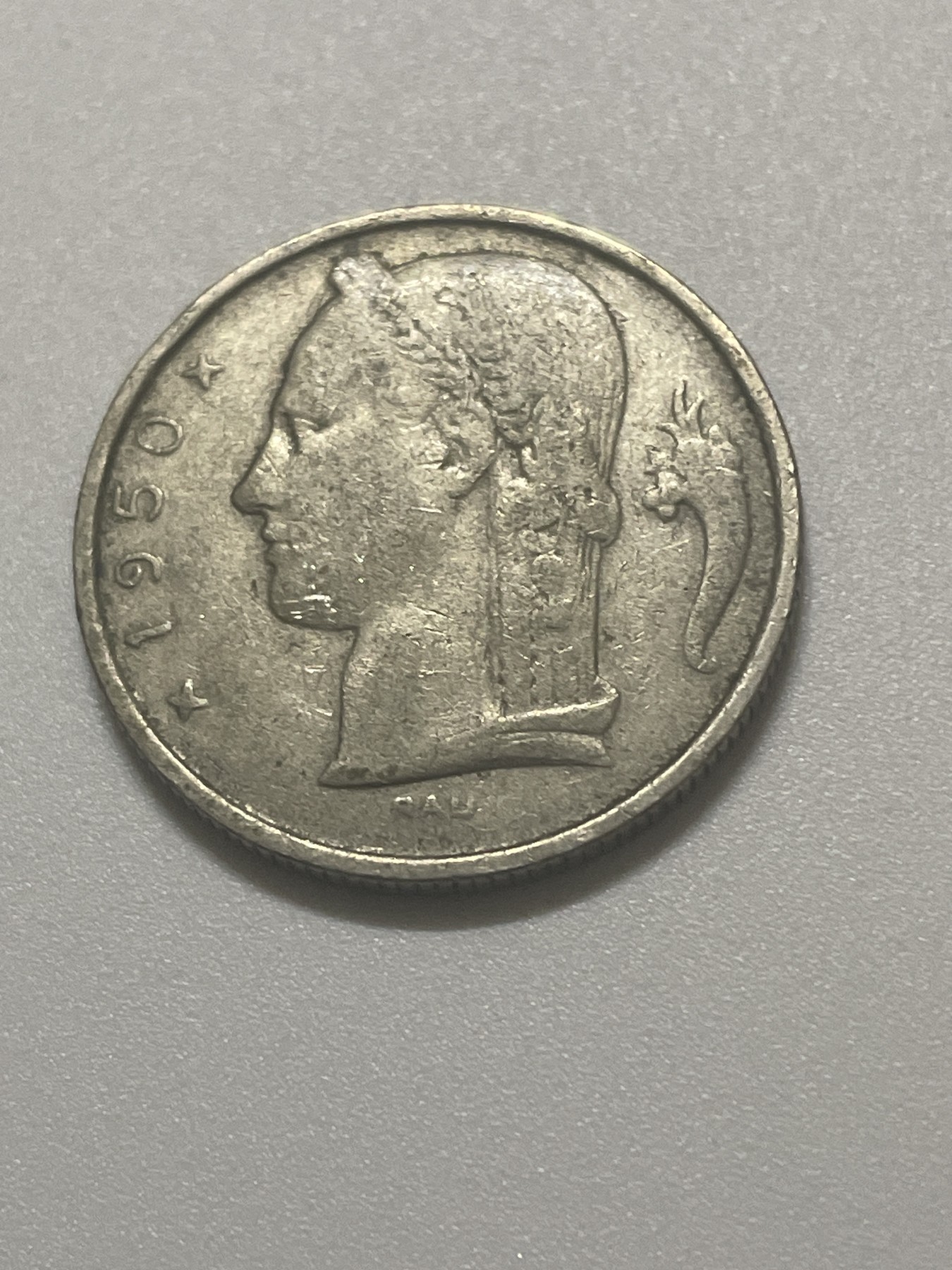 神仙姐姐散币好品专场第三十八期（无佣金满邮自动发出 比利时 5 法郎