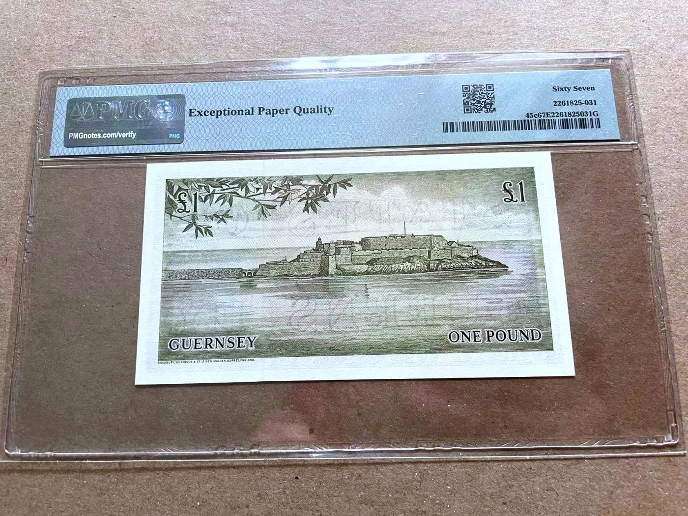 【Blue Auction】✨世界纸币精拍第470期【精】 【无47】根西 1969-75年1镑 PMG67EPQ 高分