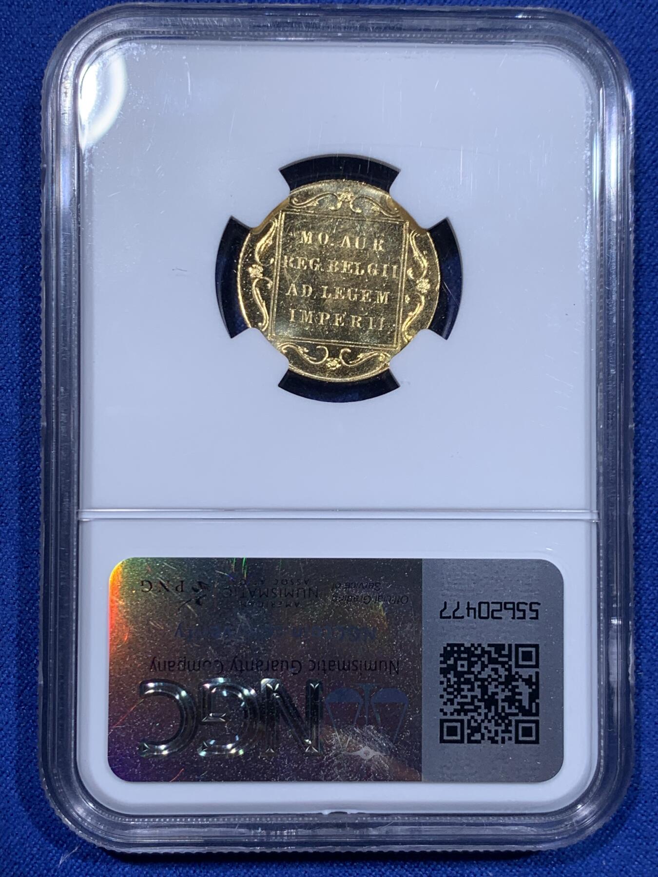 《竞宝斋》立夏专场特拍 （第2-1场）全场顺丰包邮 265场 NGC PL63 荷兰1974年1杜卡特金币 3.49克 983金  镜面工艺 金色饱满