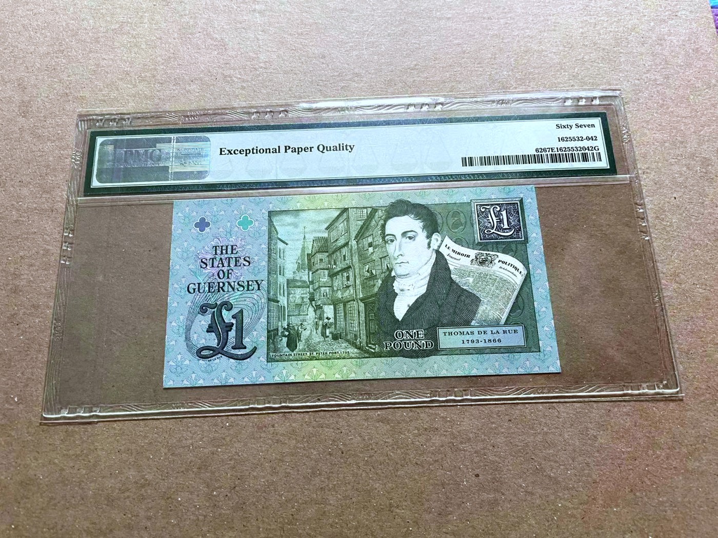 【Blue Auction】✨世界纸币精拍第470期【精】 根西 2013年1镑 PMG67EPQ 纪念钞