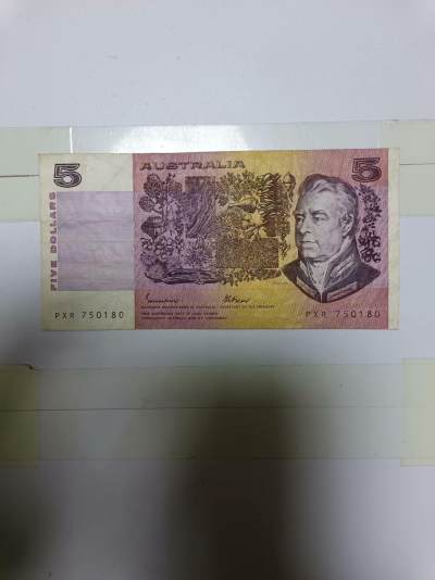 【20240504】非全新纸币第134场 - 澳大利亚5元，有小裂缝