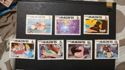 一月邮币社第二十五期拍卖国际邮票专场 - 马尔代夫卡通一组