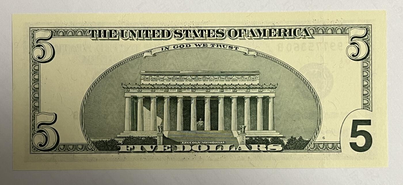 Chase Auction 第29期 - - 邮票、银币、外钞、民国钞和人民币混合场！（持续更新中） 大头版 5美元 联邦储备券 五张（2003 + 三张2003A + 2006）