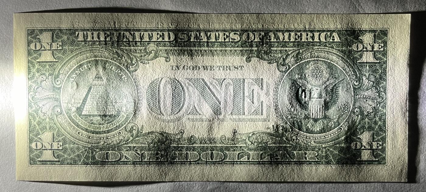Chase Auction 第29期 - - 邮票、银币、外钞、民国钞和人民币混合场！（持续更新中） 2001年 1美元 联邦储备券 ⭐星补号 三张（三连号）