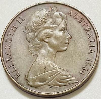 文馨钱币收藏122场，中外古币，版本明细分好了（单场拍五件以上送随机硬币两枚） - 极美品 1984 年澳大利亚 2 分古铜色