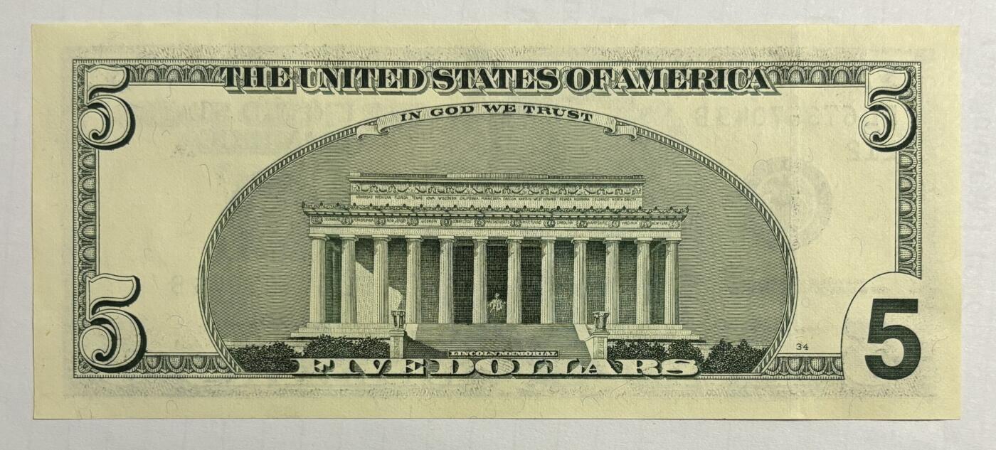 Chase Auction 第29期 - - 邮票、银币、外钞、民国钞和人民币混合场！（持续更新中） 大头版 5美元 联邦储备券 五张（2003 + 三张2003A + 2006）