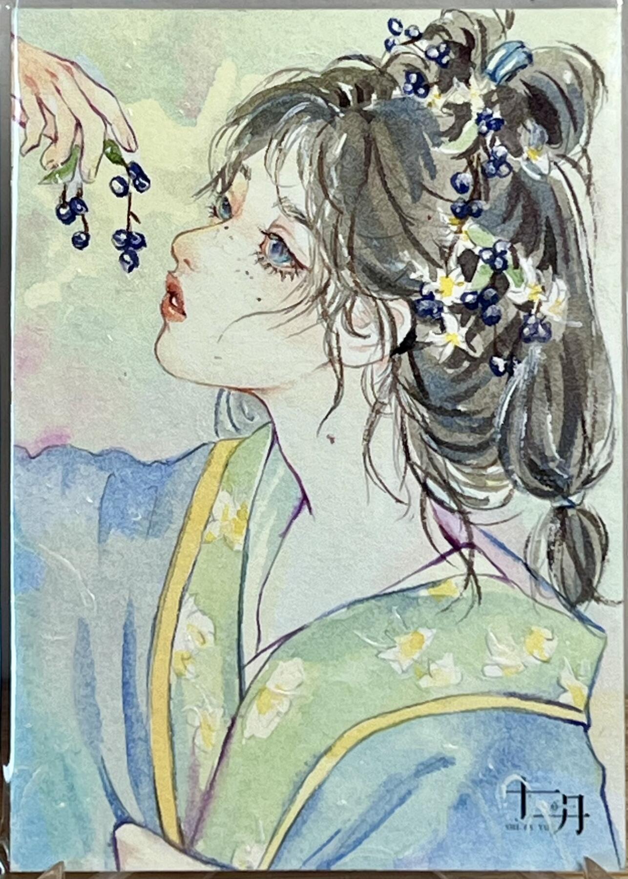 白泽拍卖卡牌专场第1期 2024 十二月工作室 洋手绘卡 仕女