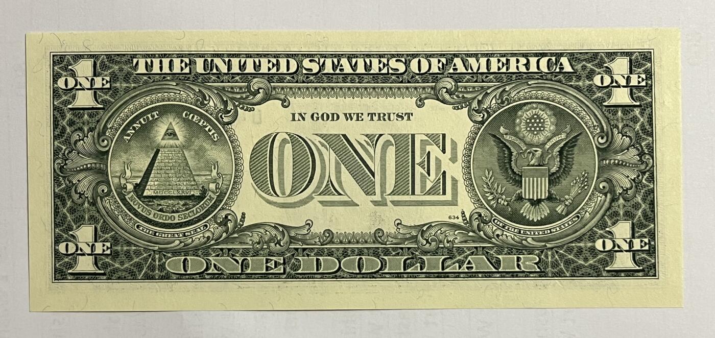 Chase Auction 第29期 - - 邮票、银币、外钞、民国钞和人民币混合场！（持续更新中） 1995年 1美元 联邦储备券 两张（普通版+Web版）