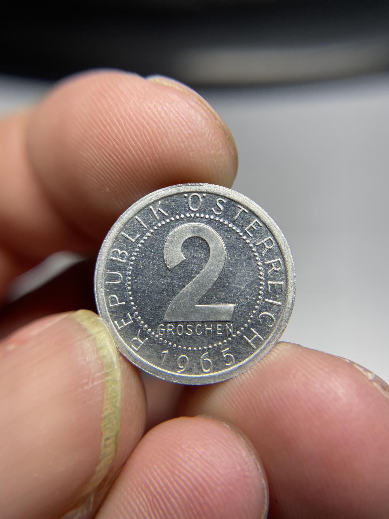 2024年集古藏今外币拍卖第六期-第1场—（总第51拍） 1965年奥地利2格罗申