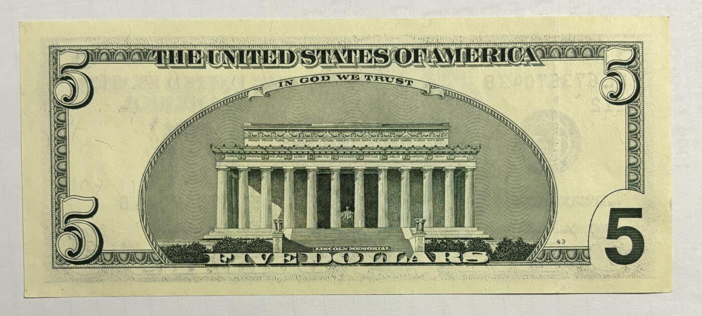 Chase Auction 第29期 - - 邮票、银币、外钞、民国钞和人民币混合场！（持续更新中） 大头版 5美元 联邦储备券 五张（2003 + 三张2003A + 2006）