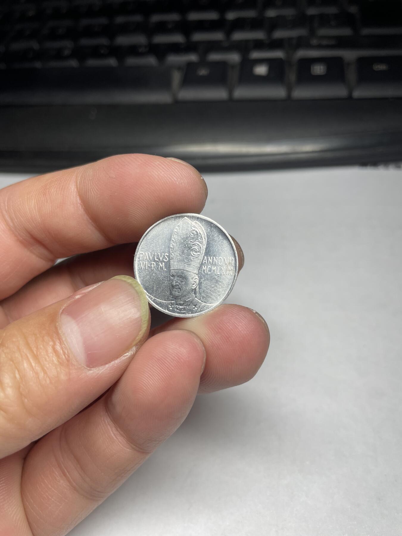 2024年集古藏今外币拍卖第六期-第1场—（总第51拍） 带光梵蒂冈5里拉