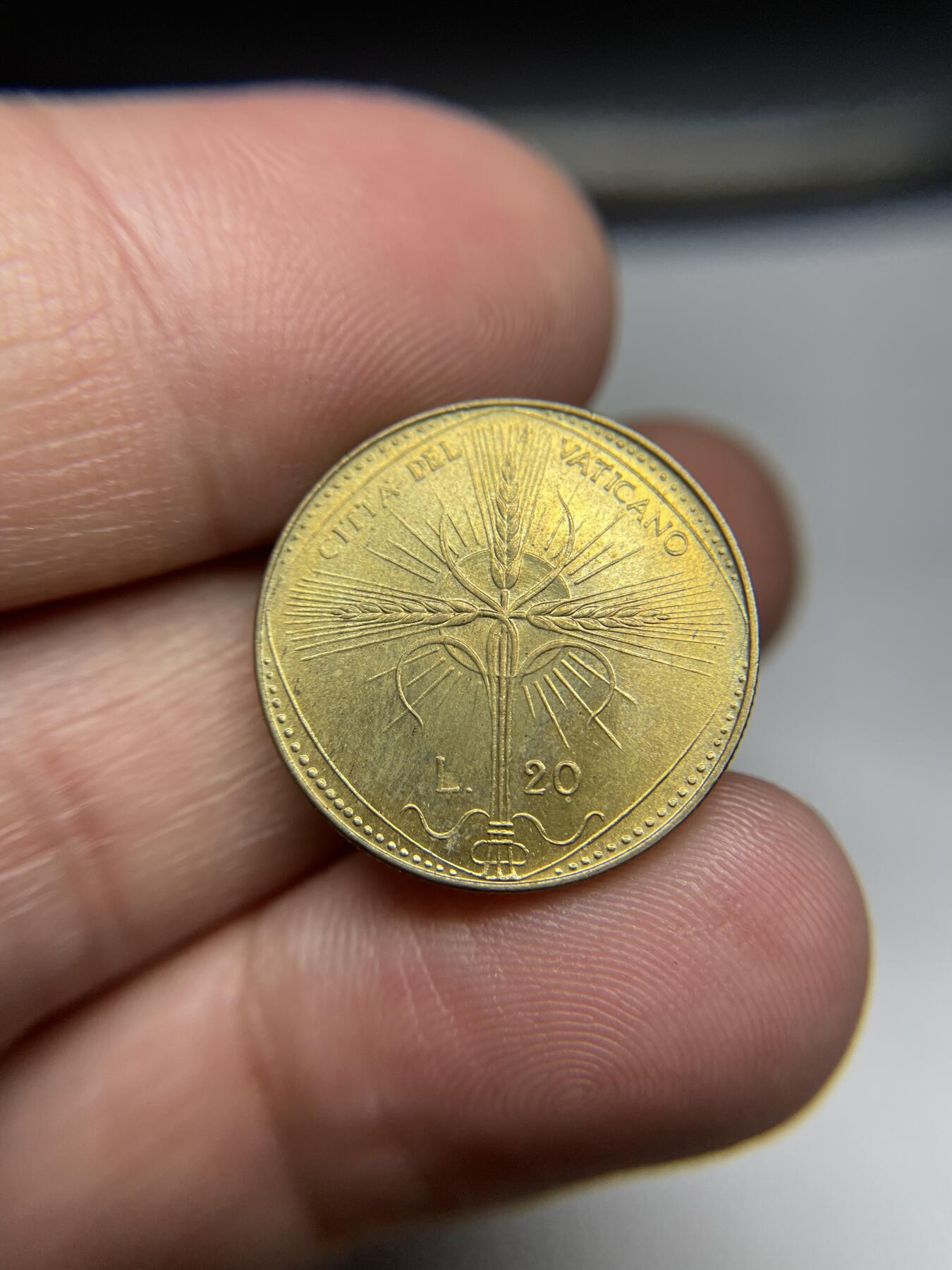 2024年集古藏今外币拍卖第六期-第1场—（总第51拍） 梵蒂冈20里拉