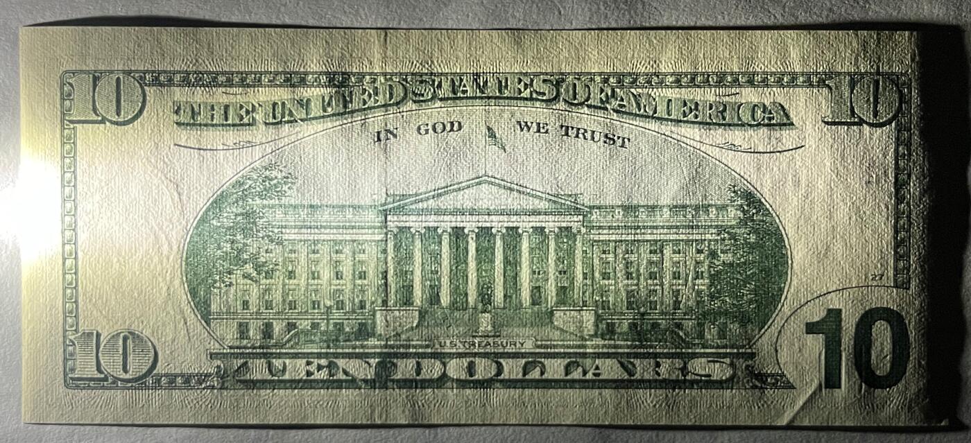 Chase Auction 第29期 - - 邮票、银币、外钞、民国钞和人民币混合场！（持续更新中） 1999年（稀缺年份）大头版 10美元 联邦储备券 两张 双⭐补号 号码不错