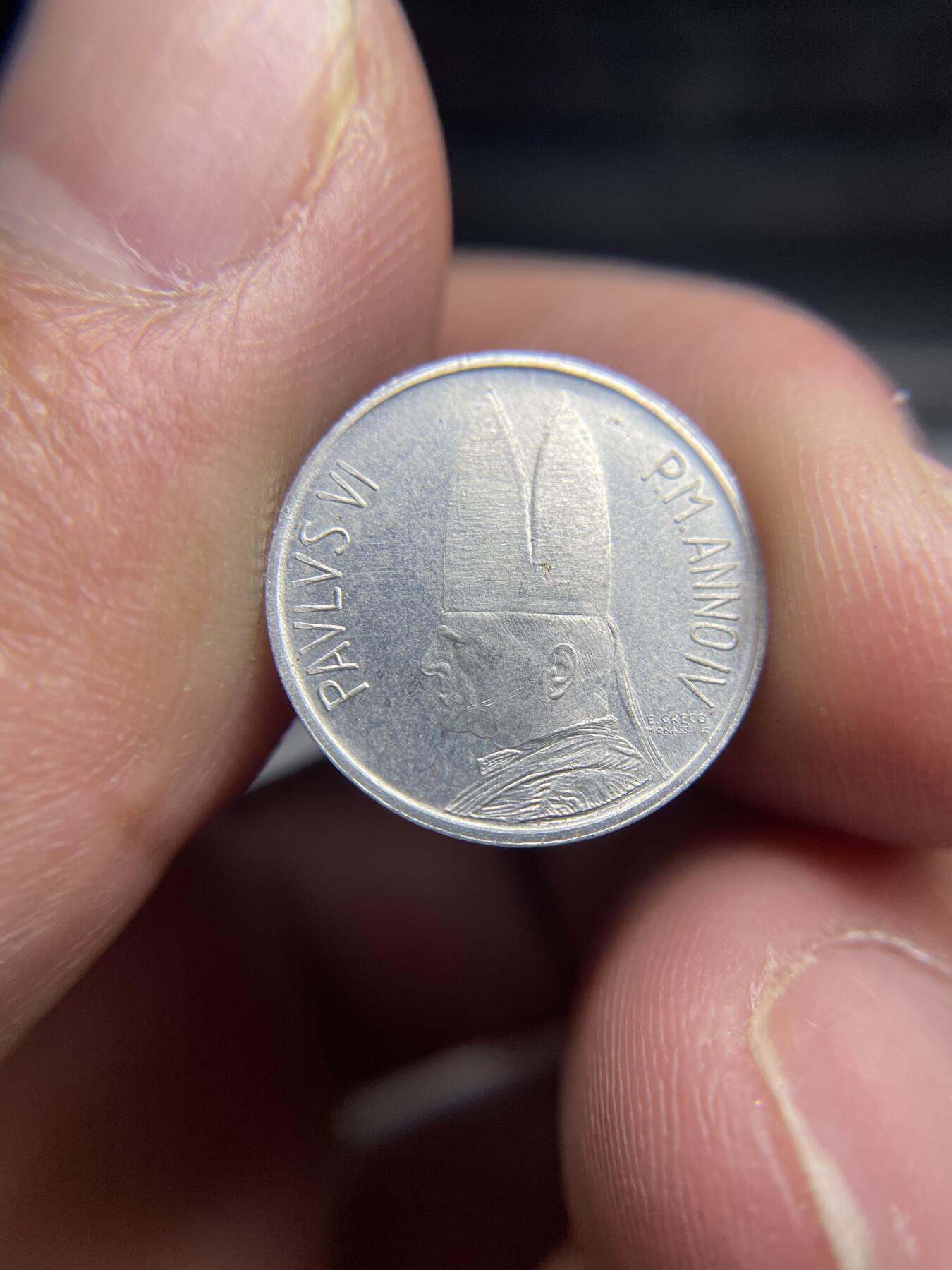 2024年集古藏今外币拍卖第六期-第1场—（总第51拍） 1966年梵蒂冈1里拉