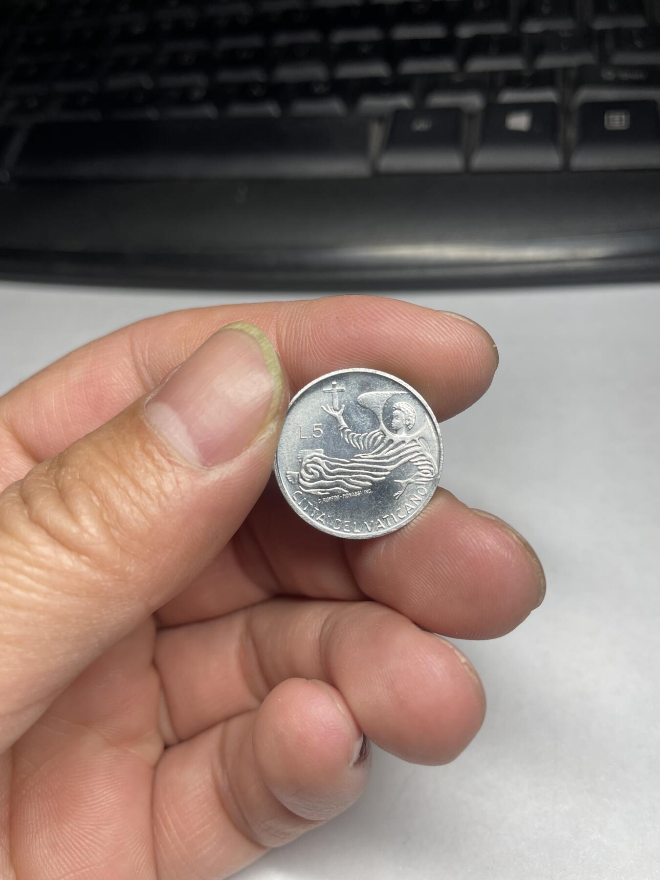 2024年集古藏今外币拍卖第六期-第1场—（总第51拍） 带光梵蒂冈5里拉