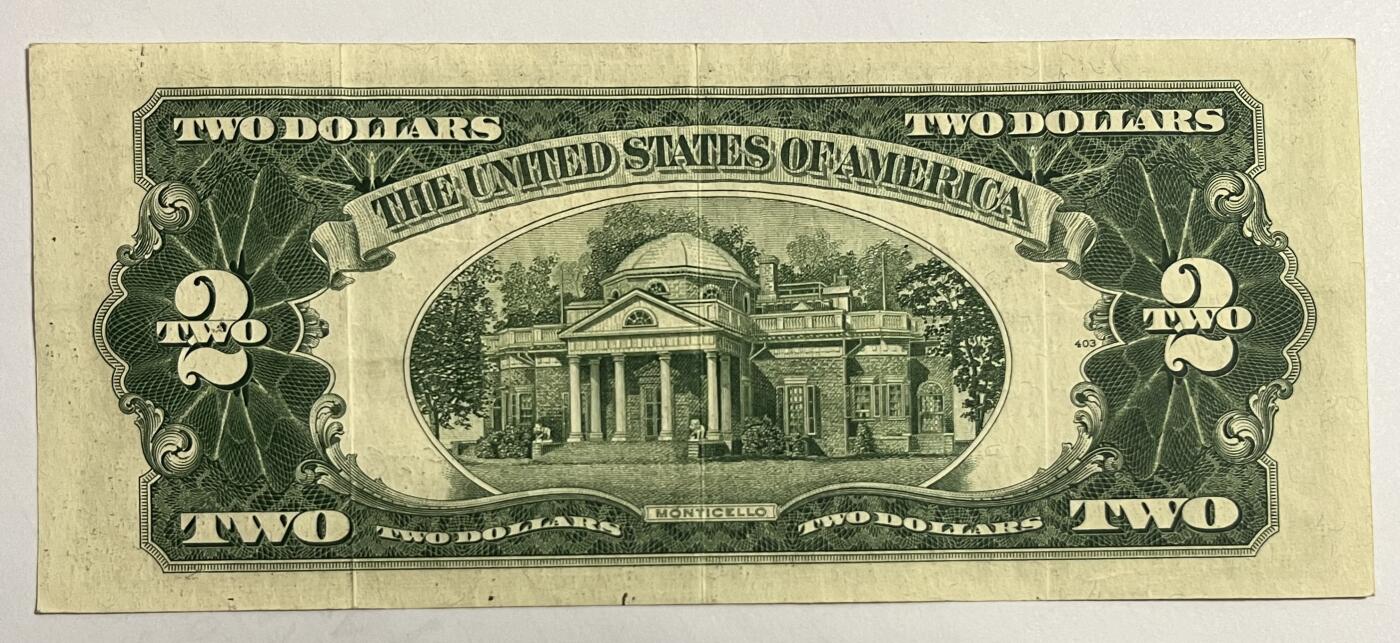 Chase Auction 第29期 - - 邮票、银币、外钞、民国钞和人民币混合场！（持续更新中） 【3】1953年 三个版别（1953、1953B、1953C）2美元 政府券 红色库印和号码 均为AA首发冠号