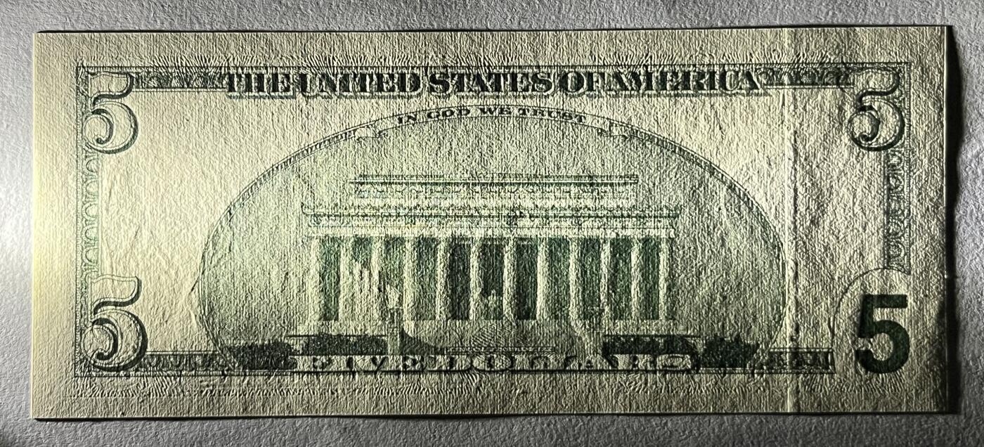 Chase Auction 第29期 - - 邮票、银币、外钞、民国钞和人民币混合场！（持续更新中） 大头版 5美元 联邦储备券 五张（2003 + 三张2003A + 2006）
