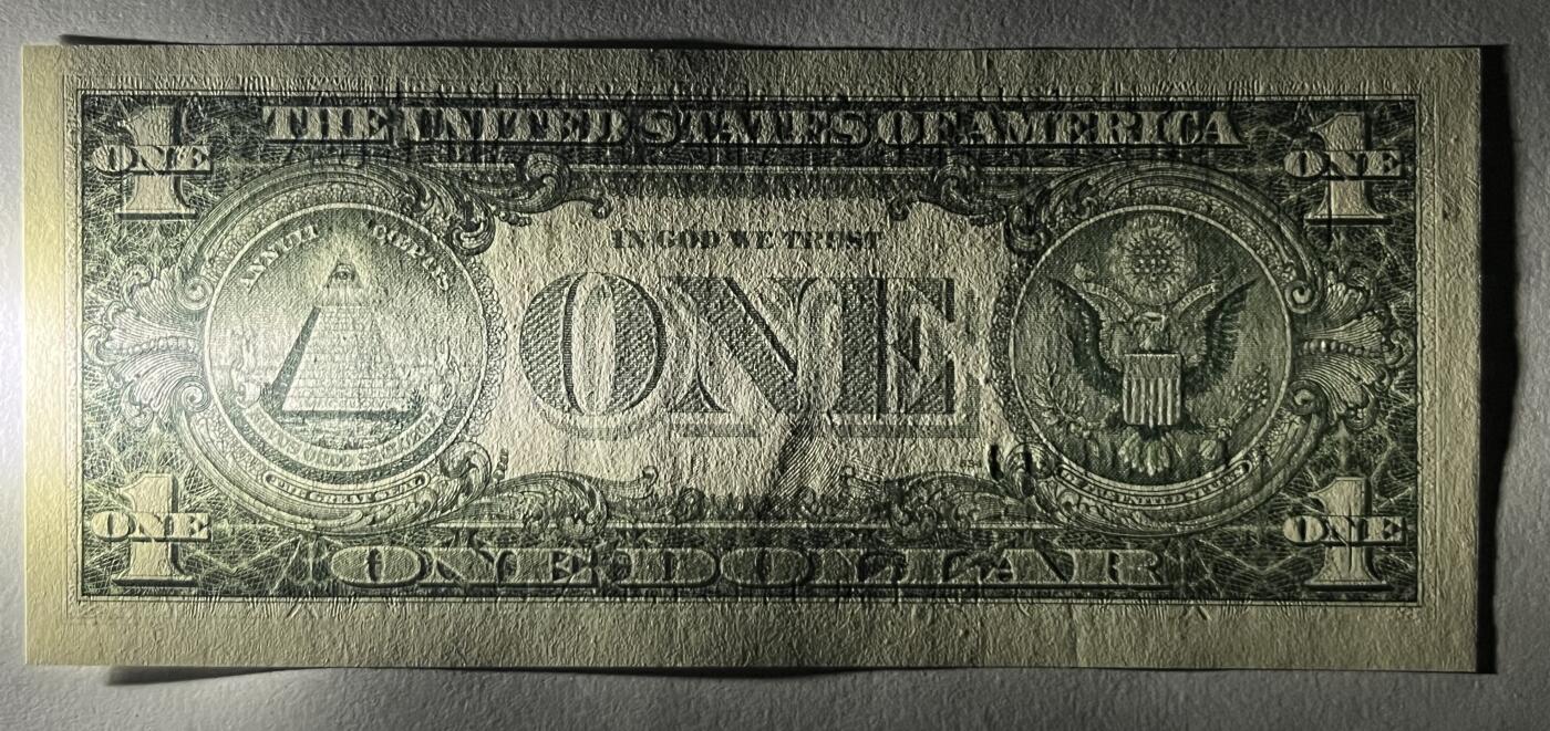 Chase Auction 第29期 - - 邮票、银币、外钞、民国钞和人民币混合场！（持续更新中） 1995年 1美元 联邦储备券 两张（普通版+Web版）