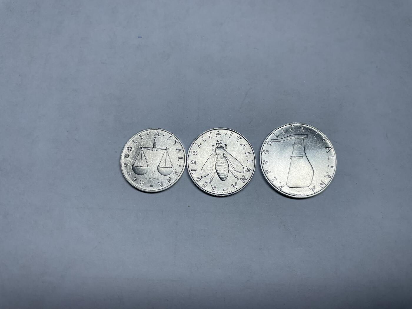 2024年集古藏今外币拍卖第六期-第1场—（总第51拍） 1982年意大利1、2、5分三枚