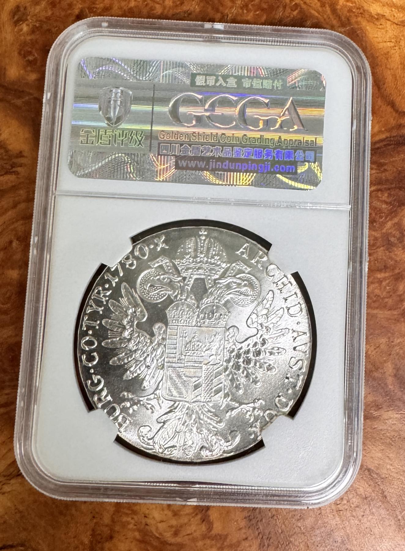 Chase Auction 第29期 - - 邮票、银币、外钞、民国钞和人民币混合场！（持续更新中） 1780年奥匈帝国银币1泰勒，大奶妈，后铸！