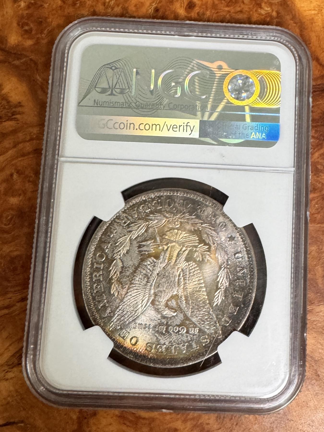 Chase Auction 第29期 - - 邮票、银币、外钞、民国钞和人民币混合场！（持续更新中） 1884年美国摩根银币1元！NGC MS64！