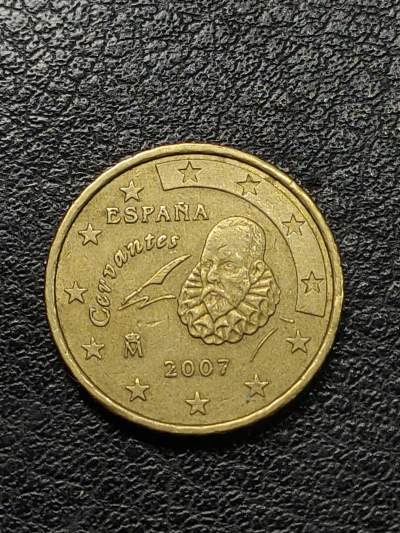 世界各国普币捡漏专场(第五场) - 2007年西班牙欧元10分
