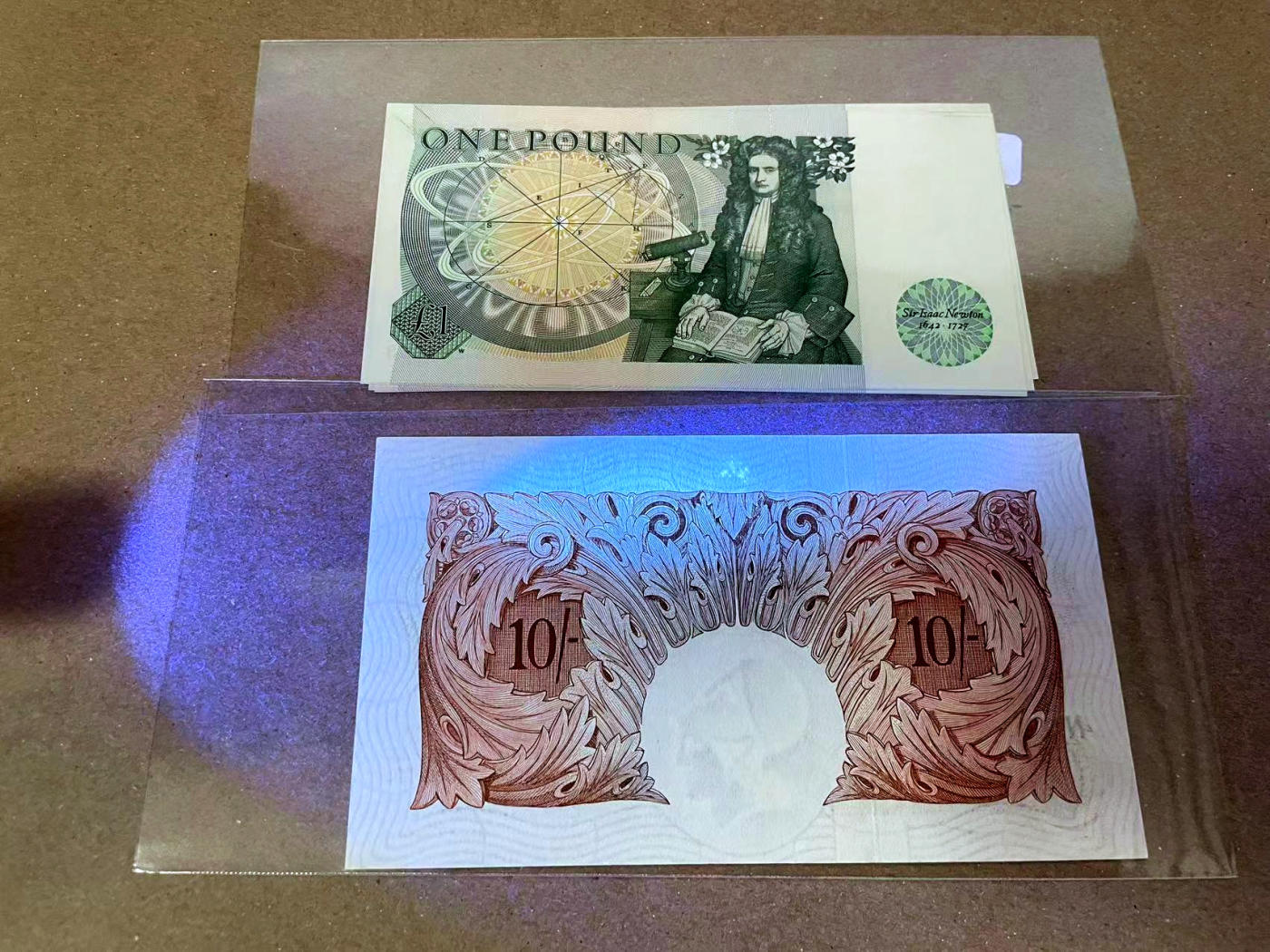 【Blue Auction】✨世界纸币精拍第471期【精】 【一组4张】英国 D序列1镑 UNC/UNC-&A序列10先令 UNC-