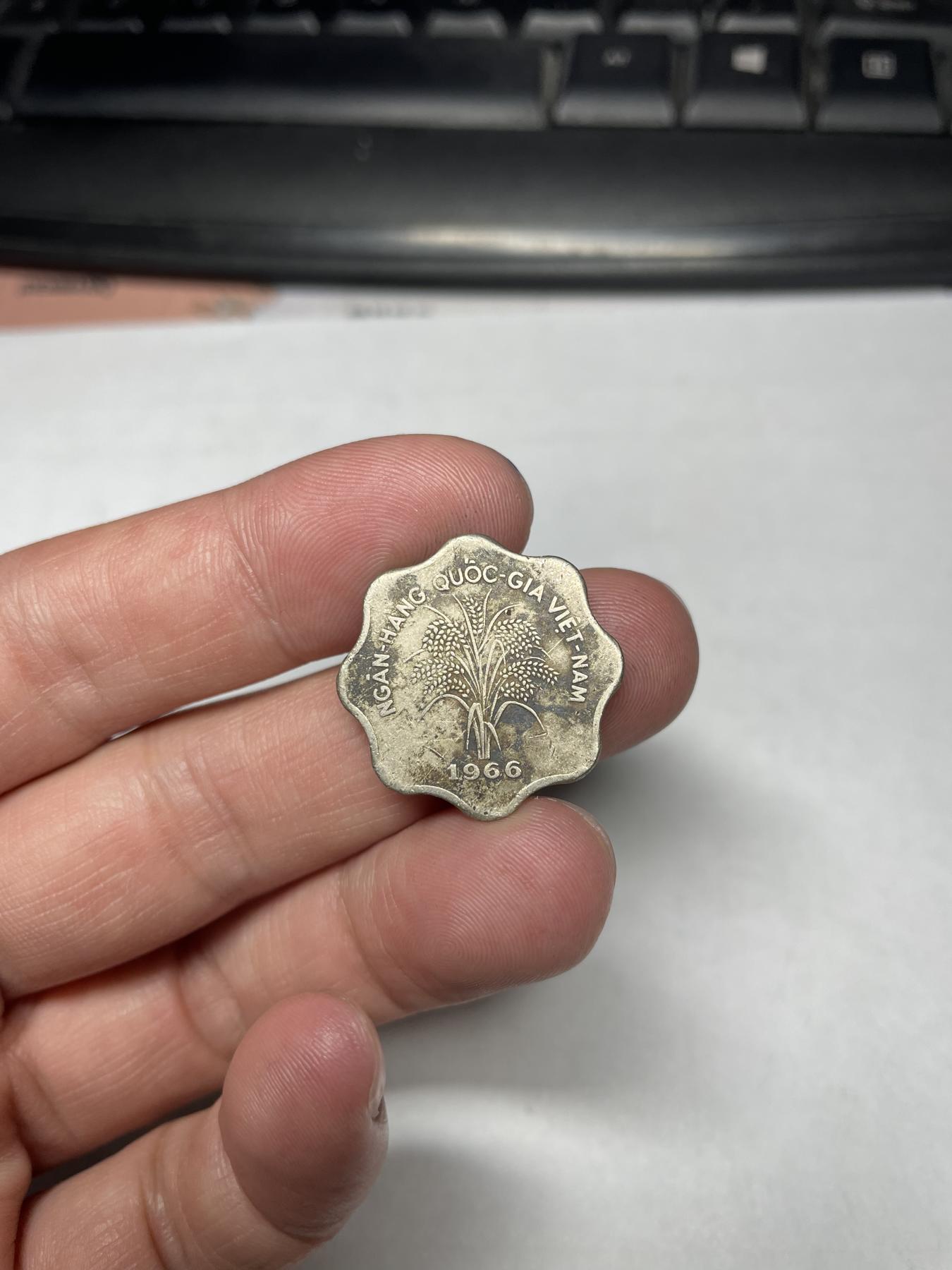 2024年集古藏今外币拍卖第六期-第3场—（总第53拍） 1966年越南5盾