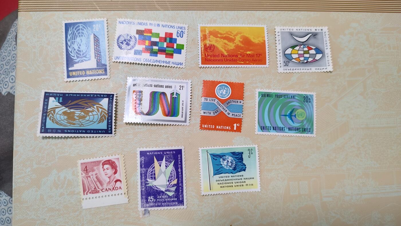 一月邮币社第二十五期拍卖国际邮票专场 品一般的联合国一组