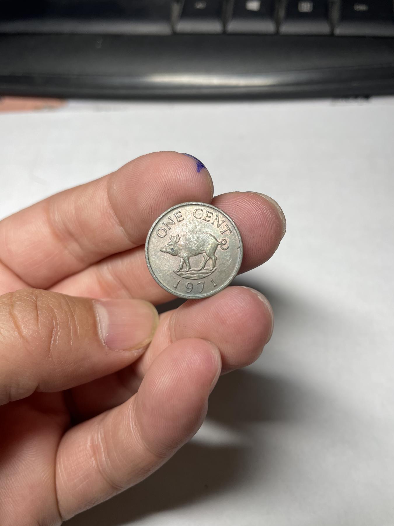 2024年集古藏今外币拍卖第六期-第3场—（总第53拍） 1971年百慕大1分