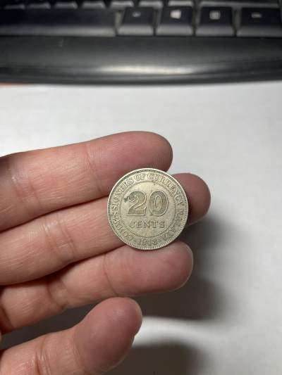2024年集古藏今外币拍卖第六期-第3场—（总第53拍） - 1948年海峡20分