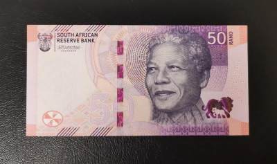 《张总收藏》149期-五一外币小高货场 - 南非23年50兰特首发ABC冠UNC 今年IBNS获奖钞评选最热品种第二名，目前一票难求 经典潜力品种