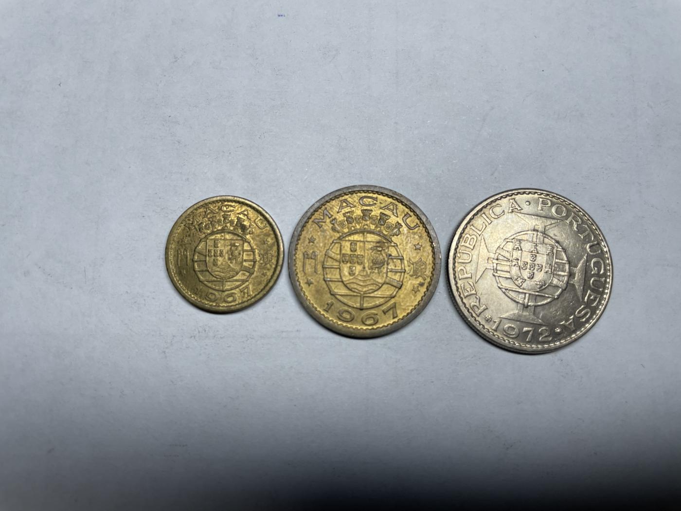 2024年集古藏今外币拍卖第六期-第3场—（总第53拍） 澳门各面值三枚