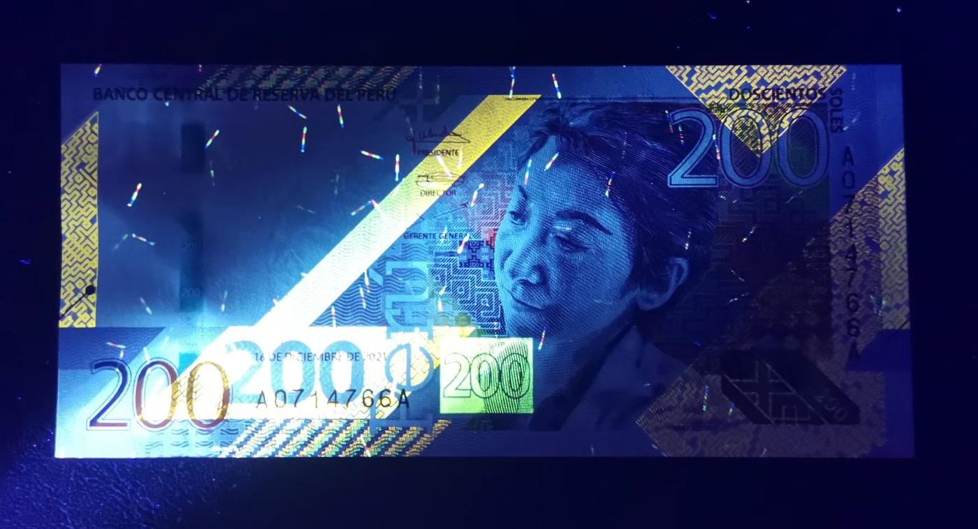 《张总收藏》149期-五一外币小高货场 秘鲁2021年AA冠200索尔UNC双尾66，严重缺货，今年IBNS获奖钞入围品种，提尔莎·土屋·卡斯蒂略，秘鲁日裔女画家，以描绘秘鲁神话传说主题闻名