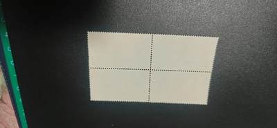 德国邮票专场，都是四方联 德国邮票四方连，1983年发行，地球物理大会  卫星气象图三角测量仪地震仪，品相如图