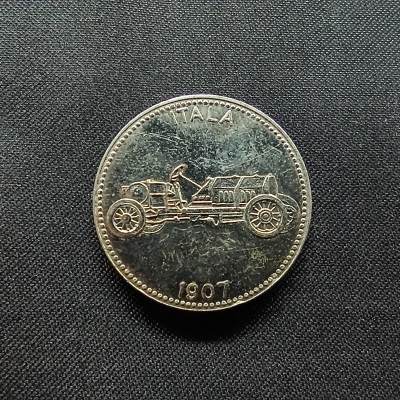 邮泉阁限时拍卖第六场 各国硬币专场 - 德国广告代币 SHELL奖牌世界著名跑车；意大利 1907