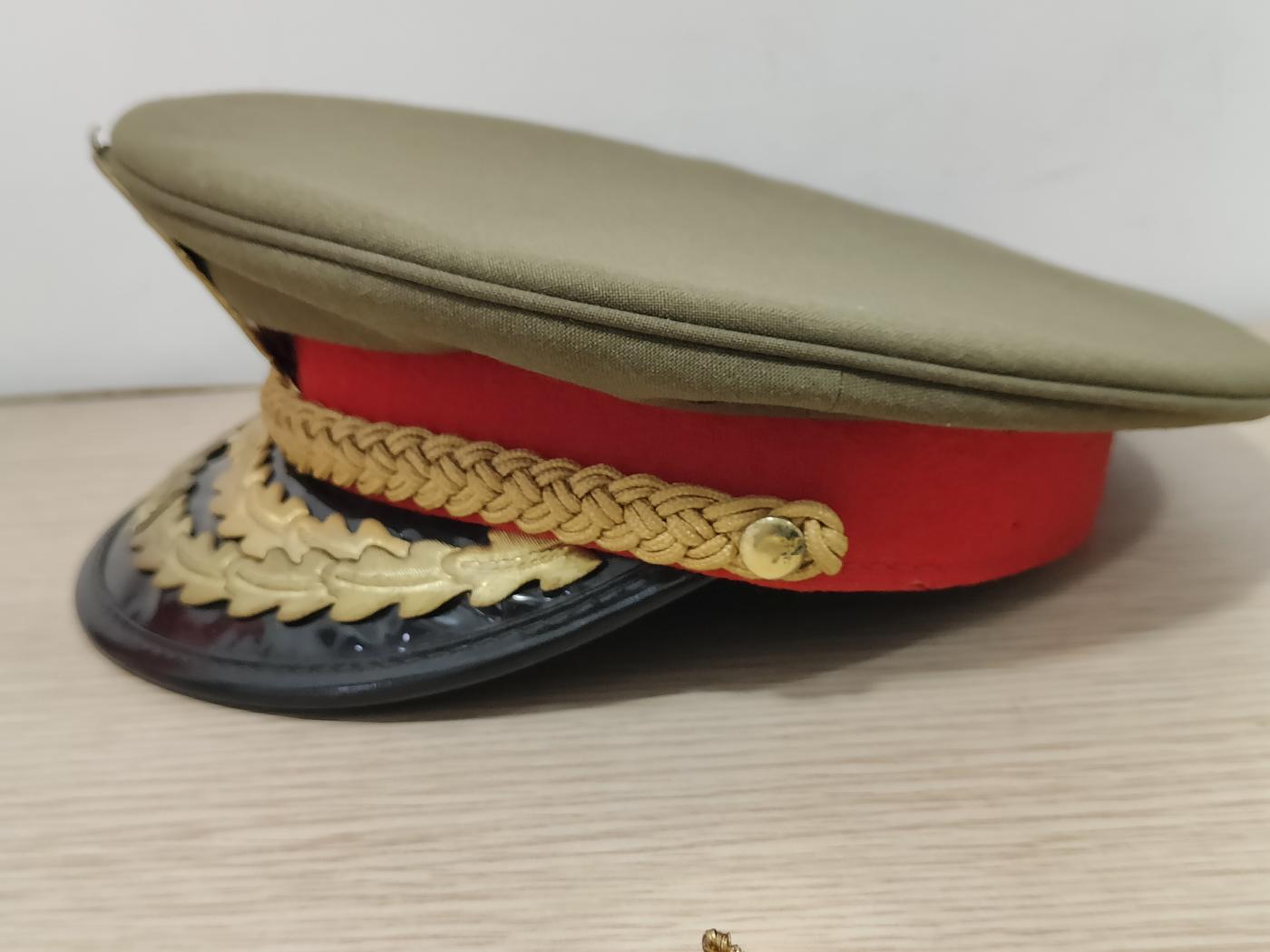 全场0元起拍 第154期 咸鱼国勋章拍卖专场 5月8日（周三）下午6：00开始 埃塞俄比亚社会主义时期陆军将官帽 58CM