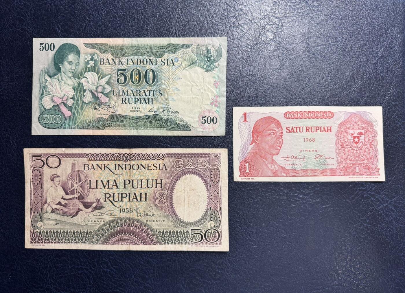 收藏联盟Quantum Auction 第343期拍卖  印度尼西亚1958-77年1-500卢比 非全新 品相如图