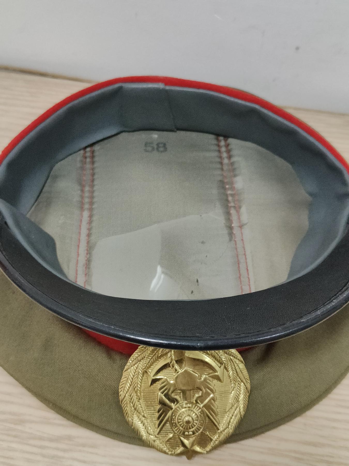 全场0元起拍 第154期 咸鱼国勋章拍卖专场 5月8日（周三）下午6：00开始 埃塞俄比亚社会主义时期陆军将官帽 58CM