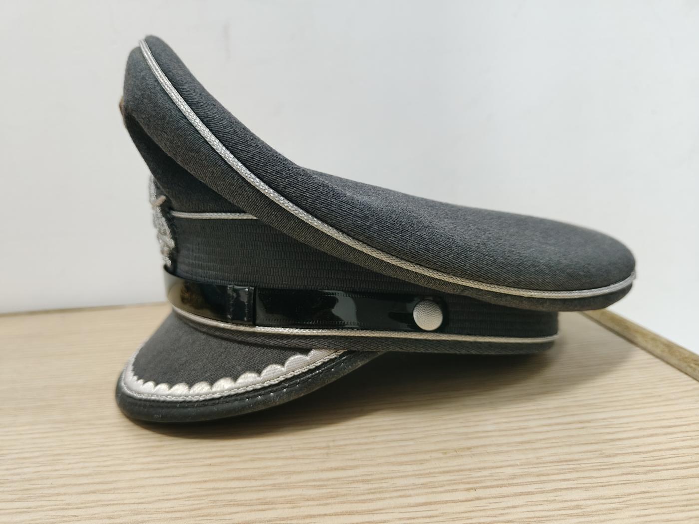 全场0元起拍 第154期 咸鱼国勋章拍卖专场 5月8日（周三）下午6：00开始 西德陆军 极早期 深色刺绣大檐帽 58CM