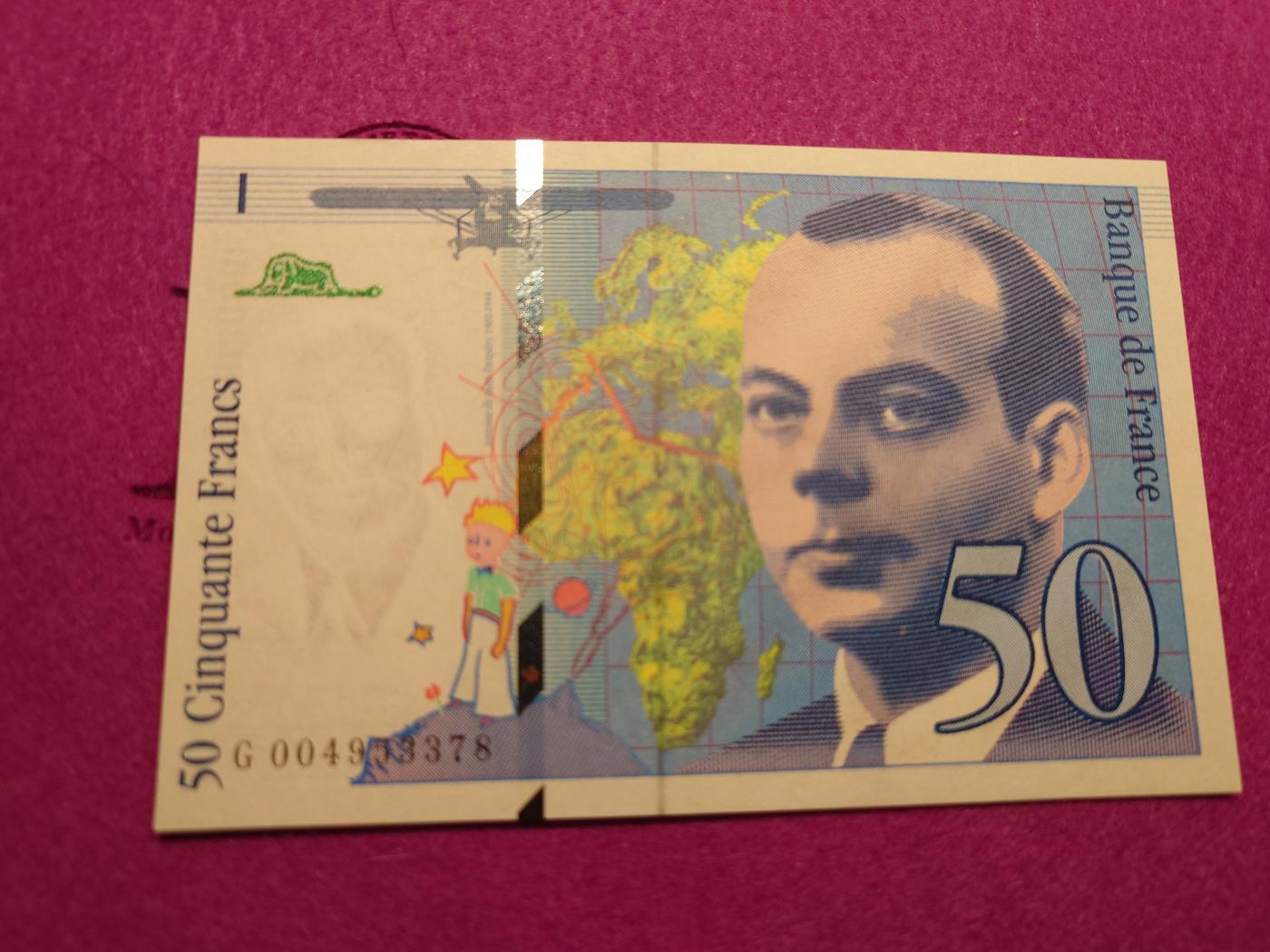 【世界钱币】精选微拍第103期暨2024年第14期  部分卖剩新品展示 1992年法国50法郎 小王子 全新绝品尾号378