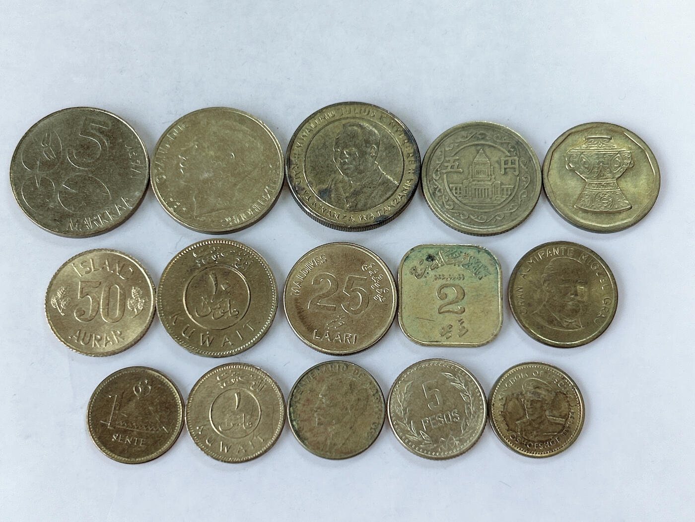 第一海外回流一元起拍收藏 散币专场 第86期 铜币一组 15枚