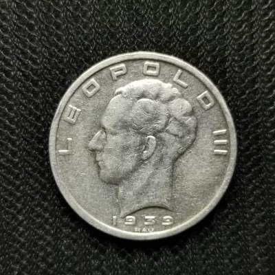 道一币馆币章第五十九场 - 比利时1939年利奥波特三世50法郎银币