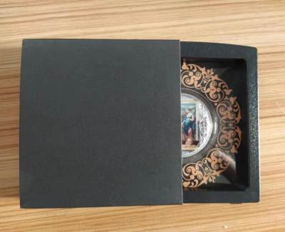 【币观天下】第258期钱币拍卖 - 喀麦隆2020年拉斐尔 名画-《互访》镀金,彩色精制银币