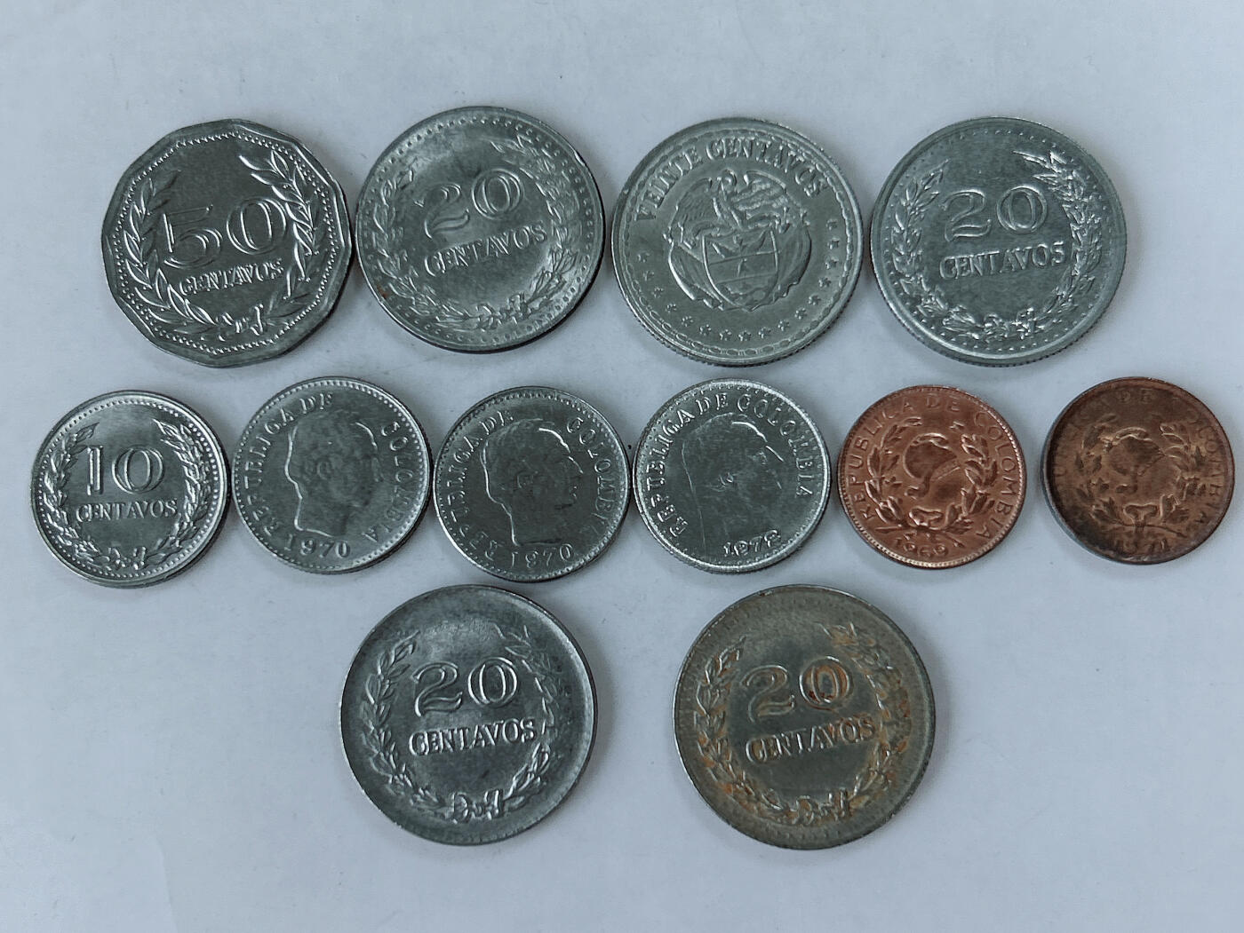 第一海外回流一元起拍收藏 散币专场 第86期 哥伦比亚🇨🇴