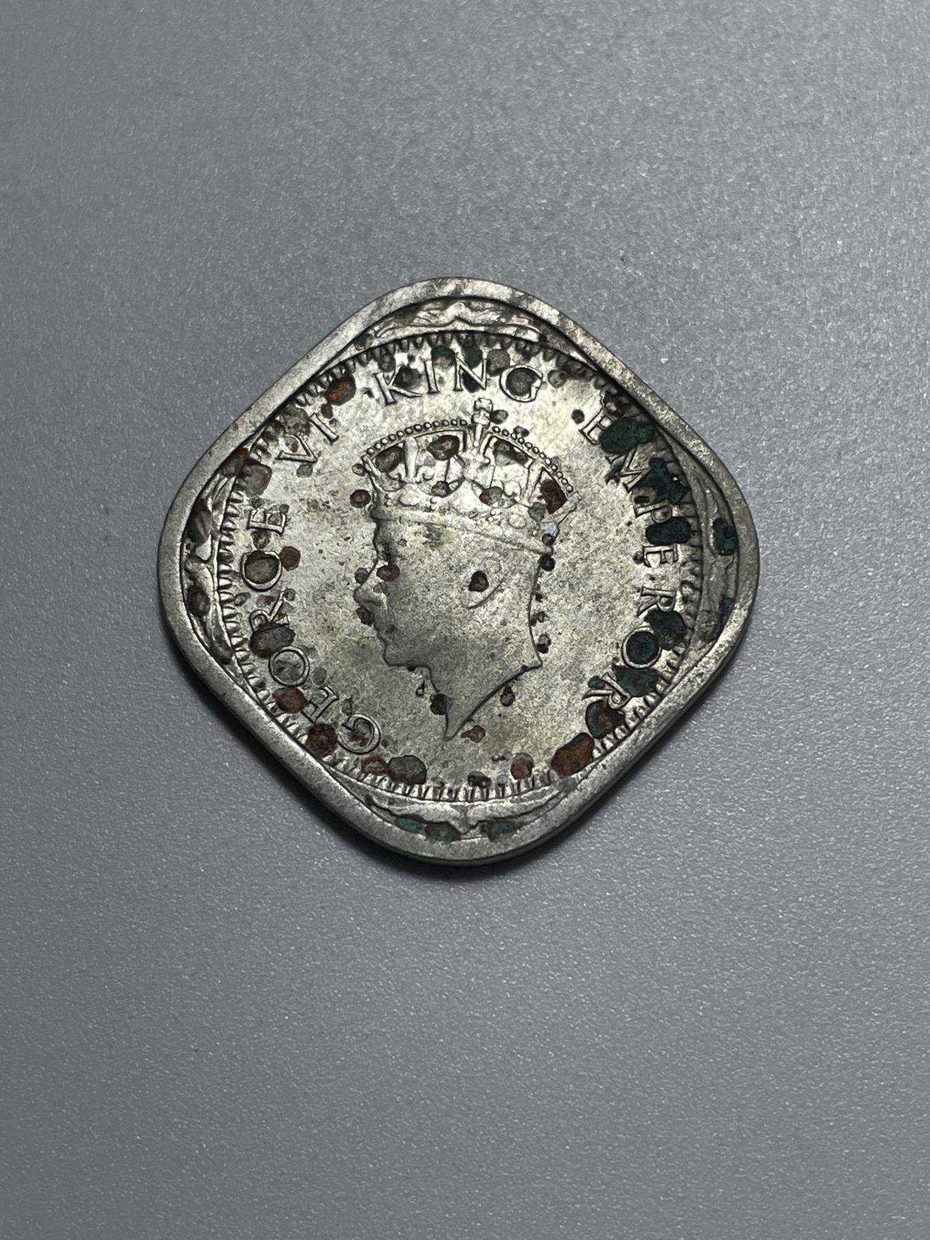 神仙姐姐散币好品专场第三十九期（无佣金满邮自动发出 1939 年英属印度 2 安娜
