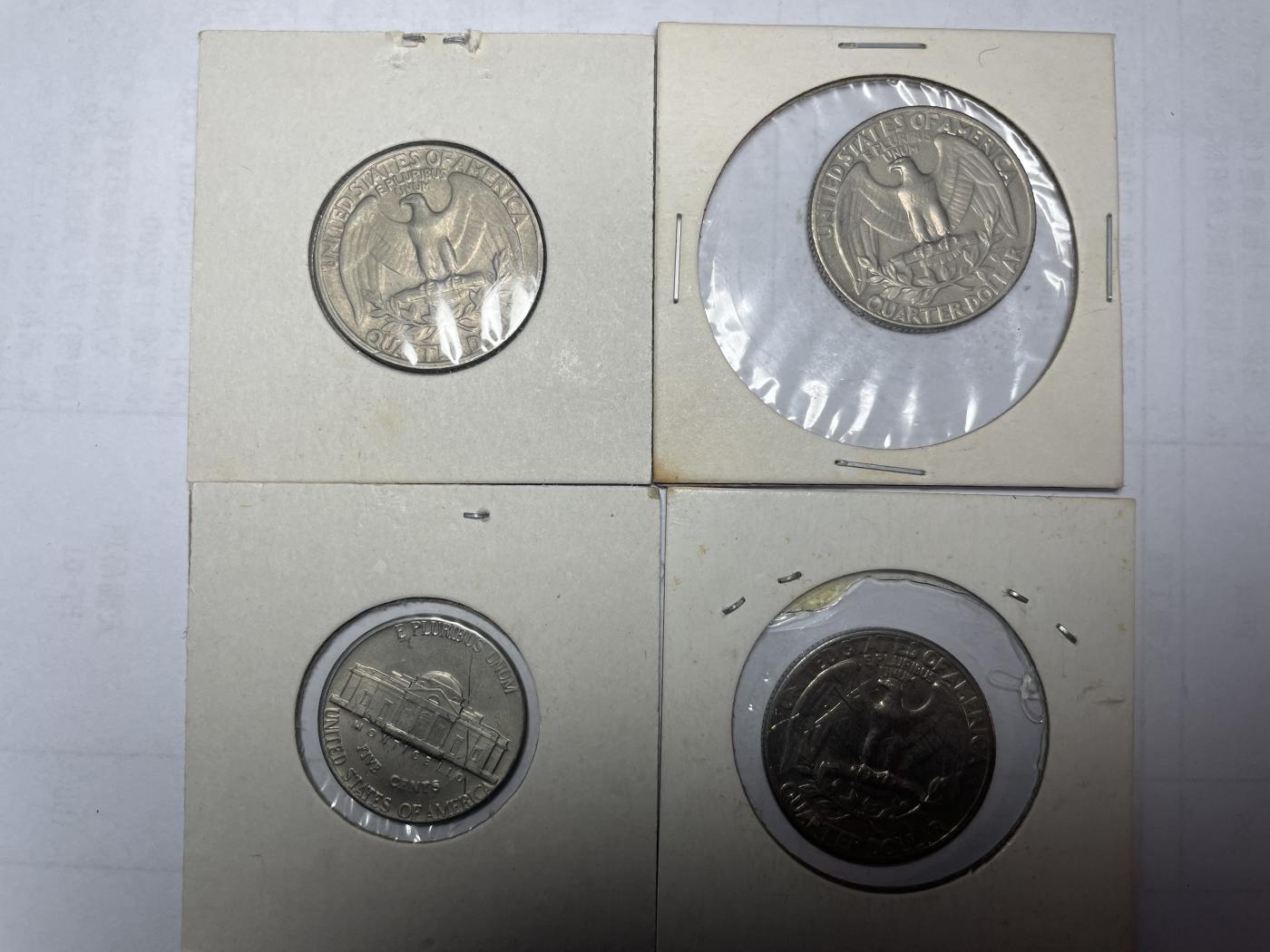 2024年集古藏今外币拍卖第六期-第5场—（总第55拍） 5、25美分4枚